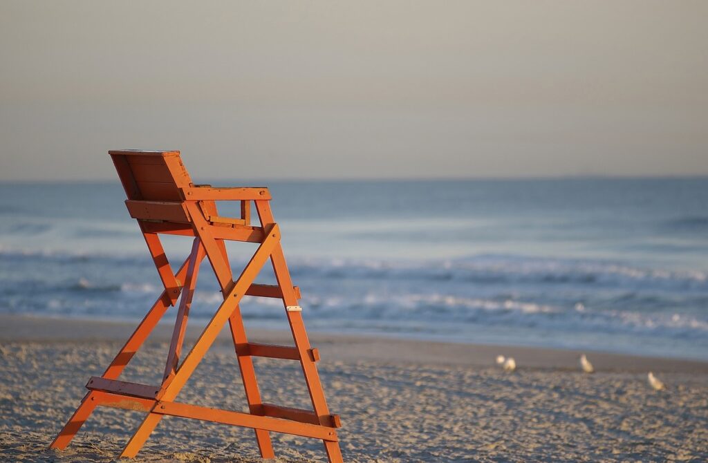chair on the beach