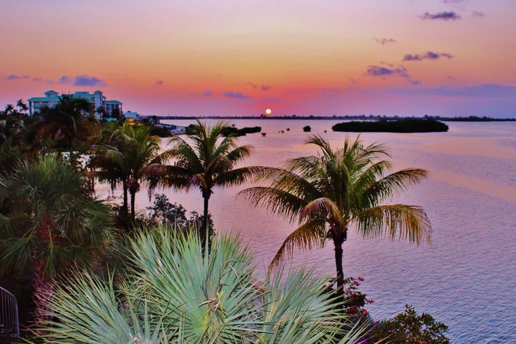 Key west at sunset