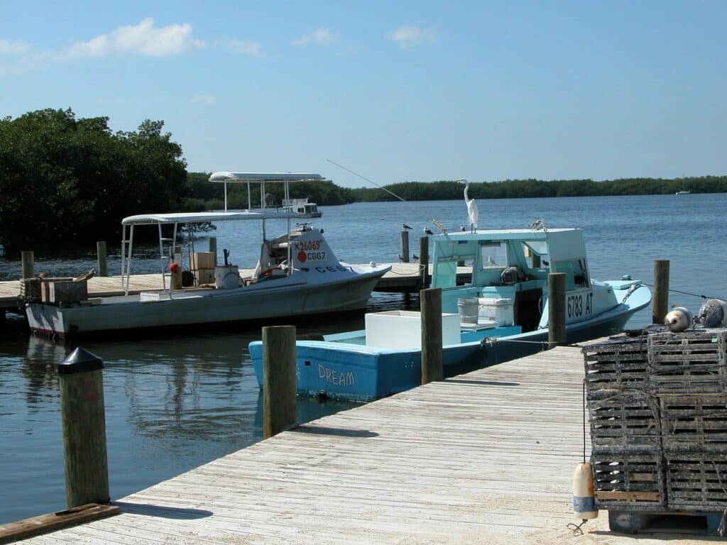 Key west fishing boats