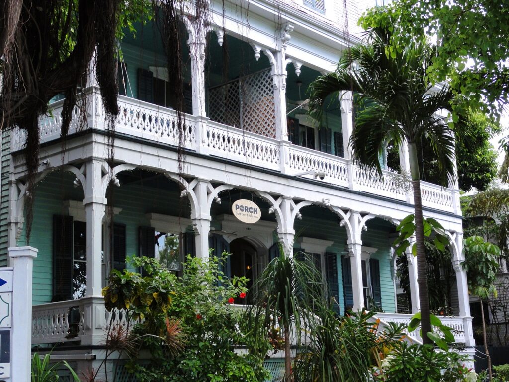 Resort porch