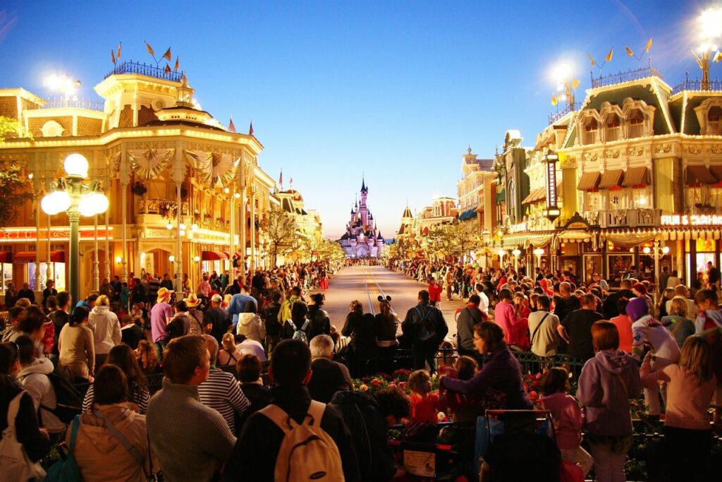 Crowds at Disney